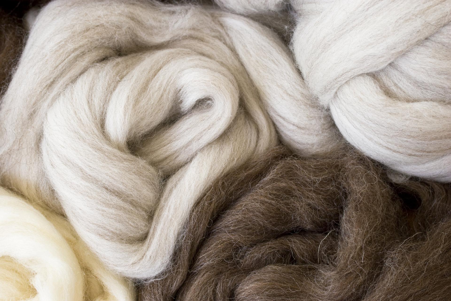 Coopworth Wool Scarf with Acamarian Patterns