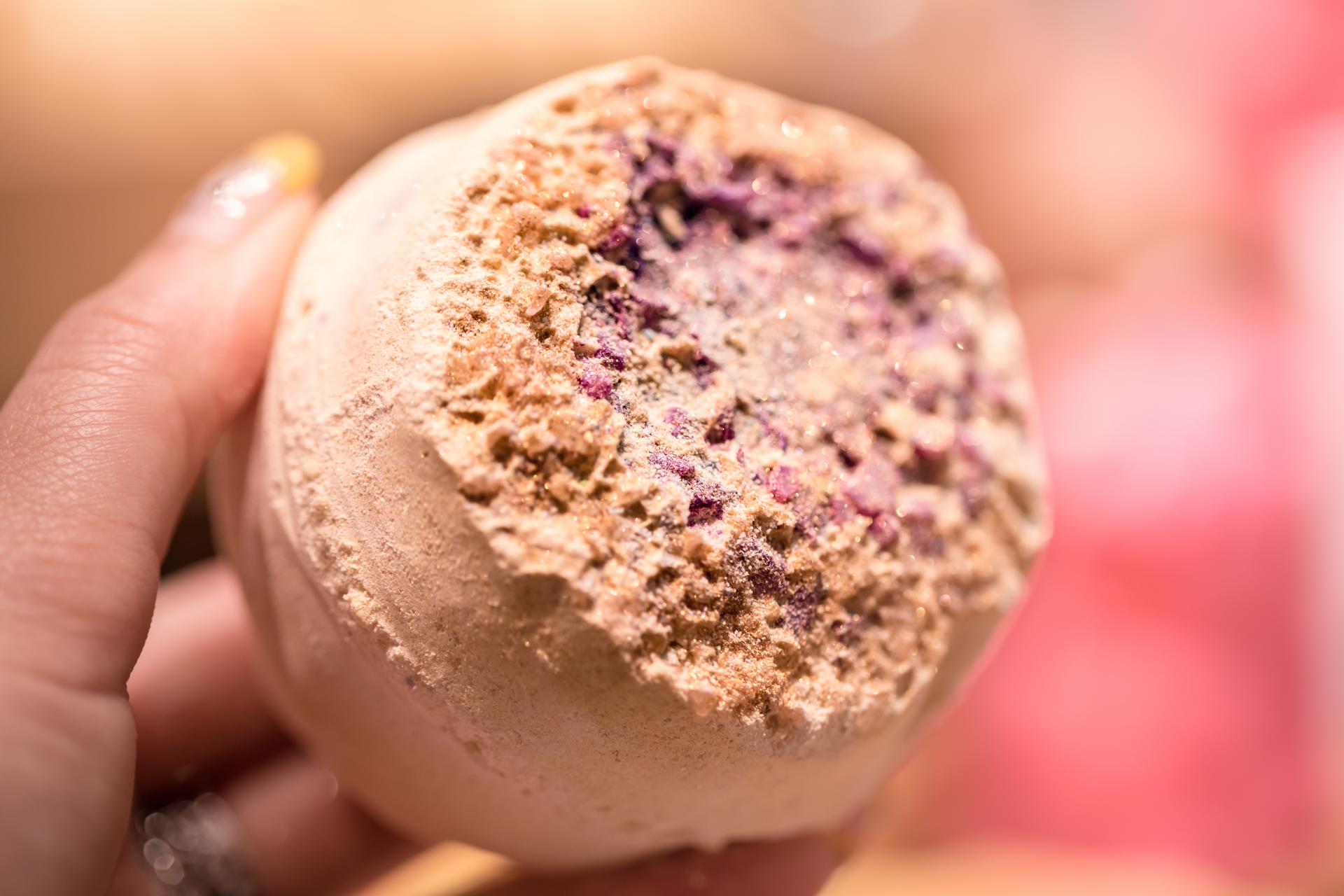 Raspberry Honey Hand made Bath Bomb
