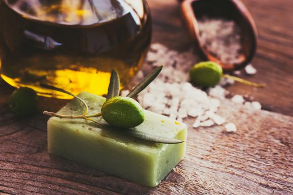 Green Olive and Seal Salt Soap